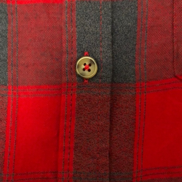 Red and Navy Blue Button Up Shirt! - Picture 4 of 4